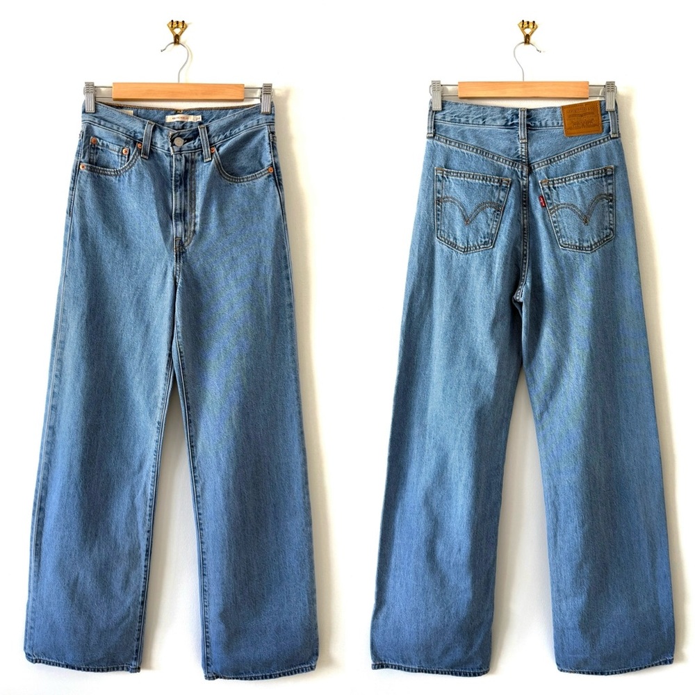 Levi's Light Blue Women's Flare & Wide Leg Jeans - Picture 5 of 11